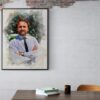 Custom Watercolor Family Portrait Painting • Personalized Family Painting • Personal Portrait Custom Paint • Canvas & Poster