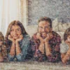 Family Custom Photo Mosaic, Printable Digital File, Photo Collage for Family, Print Art Designed With Your Pictures,