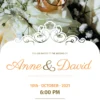 Minimalist Wedding Invitation, Modern, Simple, Elegant, Modern Wedding Invite