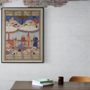 Islamic Persian Miniature Laylah and Majnun Wall Art