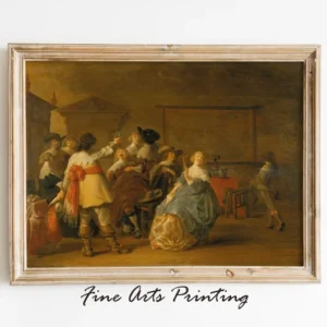 Dancing Fairies, 19th Century Vintage Painting, Vintage Fairy Painting, PRINTABLE Digital Downloadable Wall Art