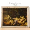 Fairy Dance in the Alder Grove, Oil Painting Portrait, 19th Century Vintage Painting, PRINTABLE Digital Downloadable Wall Art