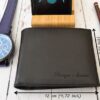 Personalized Leather Wallet For Him, Custom Engraved Handwriting Gift. Anniversary Birthday Christmas Boyfriend Husband Slim Bifold Wallet