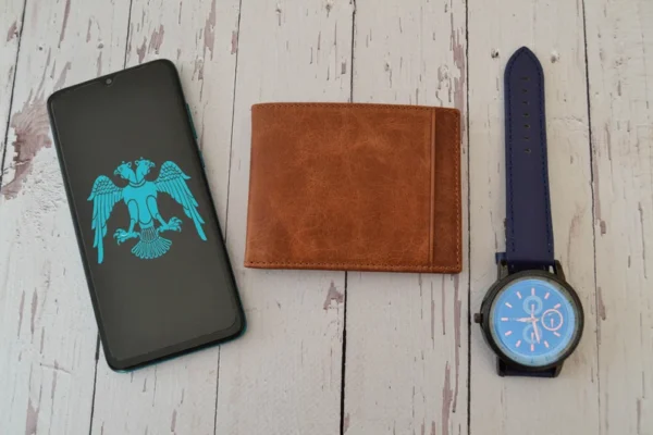 Personalized Leather Wallet For Him, Custom Engraved Handwriting Gift. Anniversary Birthday Christmas Boyfriend Husband Slim Bifold Wallet