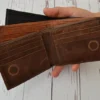 Personalized Leather Wallet For Him, Custom Engraved Handwriting Gift. Anniversary Birthday Christmas Boyfriend Husband Slim Bifold Wallet
