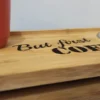Personalized Bamboo Coffee Board, Custom coffee board, Wood serving board