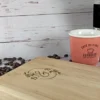 Personalized Bamboo Coffee Board, Custom coffee board, Wood serving board