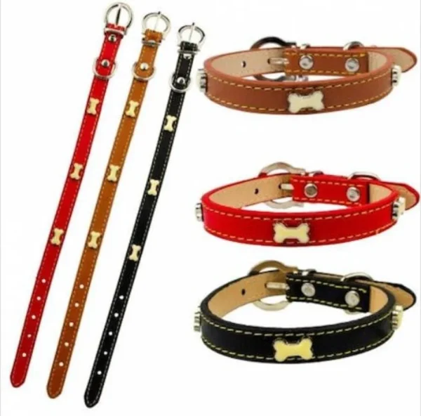 Custom Leather Dog Collar, Personalized Dog Collar