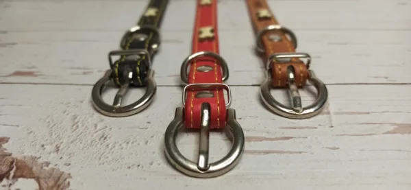 Custom Leather Dog Collar, Personalized Dog Collar