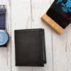 Personalized Leather Wallet For Him, Custom Engraved Handwriting Gift. Anniversary Birthday Christmas Boyfriend Husband Slim Bifold Wallet