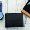 Personalized Leather Wallet For Him, Custom Engraved Handwriting Gift. Anniversary Birthday Christmas Boyfriend Husband Slim Bifold Wallet