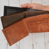 Personalized Leather Wallet For Him, Custom Engraved Handwriting Gift. Anniversary Birthday Christmas Boyfriend Husband Slim Bifold Wallet