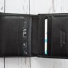 Personalized Leather Wallet For Him, Custom Engraved Handwriting Gift. Anniversary Birthday Christmas Boyfriend Husband Slim Bifold Wallet