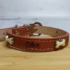 Custom Leather Dog Collar, Personalized Dog Collar