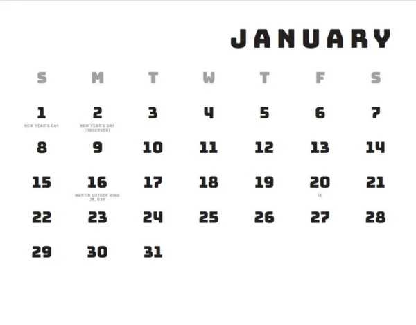 Personalized Photo Calendar