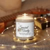 Auntie Candle Gift Scented Candle - Unique Personalised Wedding Gift for Couple, Bride, Soy Wax (no paraffin)