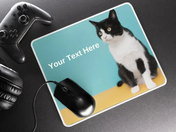 custom photo pet cat mousepad