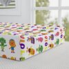 Super Simple Songs Super Simple Songs Noodle, Blossom, PomPom, Cheesy, Kernel, Red, Broccoli, Jelly and Stan Baby Changing Pad Cover